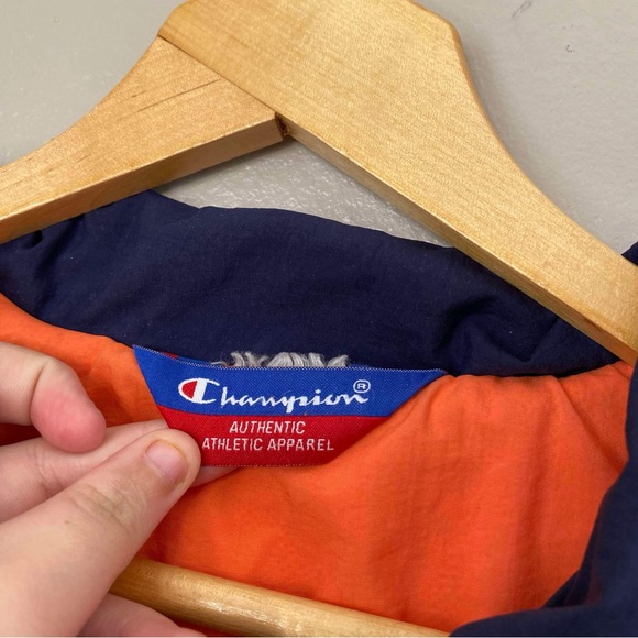 VTG. Champion Auburn Football Colorblock Windbreaker Size XXL - Picture 6 of 9